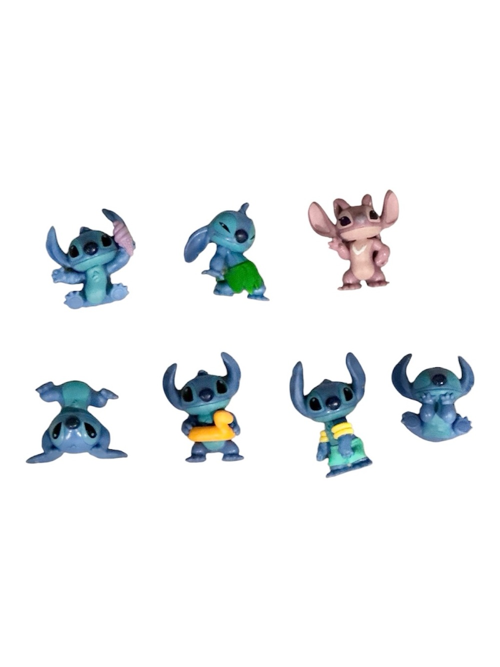Disney Blue & Pink Lilo & Stitch Mini Figure Set - 7 Pieces